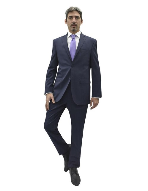 Traje Cavalier corte regular fit lana azul marino en Liverpool