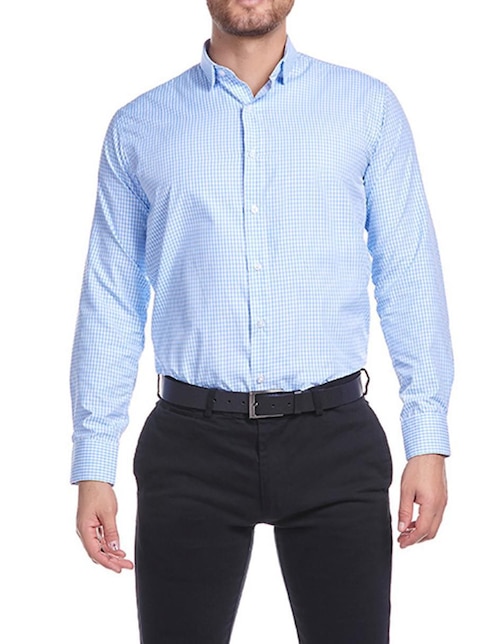 Camisa casual Vittorio Forti manga larga para hombre