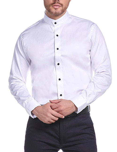 Camisa formal Vittorio Forti manga larga para hombre