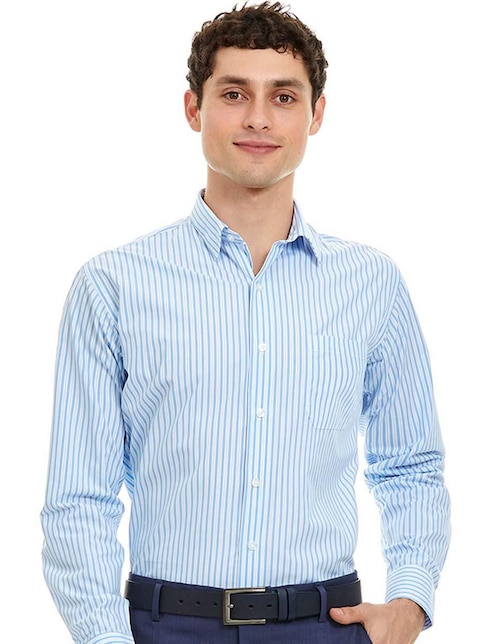 Camisa de vestir Vittorio Forti manga larga para hombre