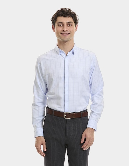 Camisa de vestir Vittorio Forti manga larga para hombre
