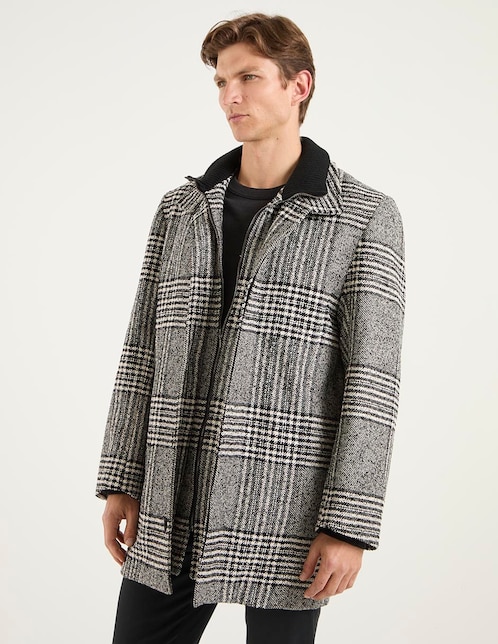Abrigo Merkabá de lana impermiable para hombre