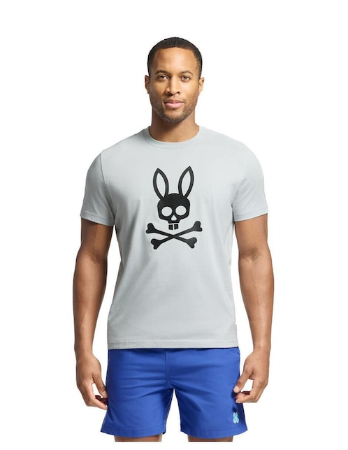 Playera Psycho Bunny cuello redondo para hombre