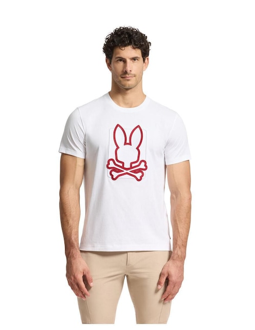 Playera Psycho Bunny cuello redondo para hombre