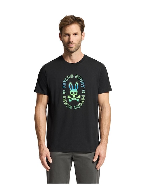 Playera Psycho Bunny cuello redondo para hombre