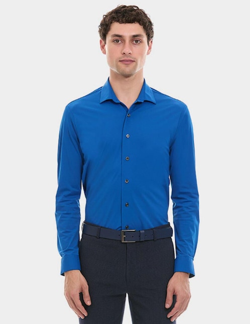 Camisa de vestir manga larga para hombre 1
