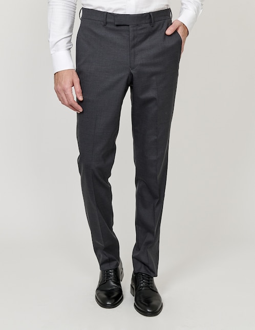 Pantalón de vestir slim de lana para hombre 1