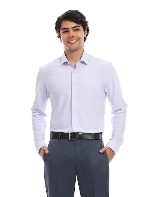 Camisa formal Vittorio Forti manga larga para hombre