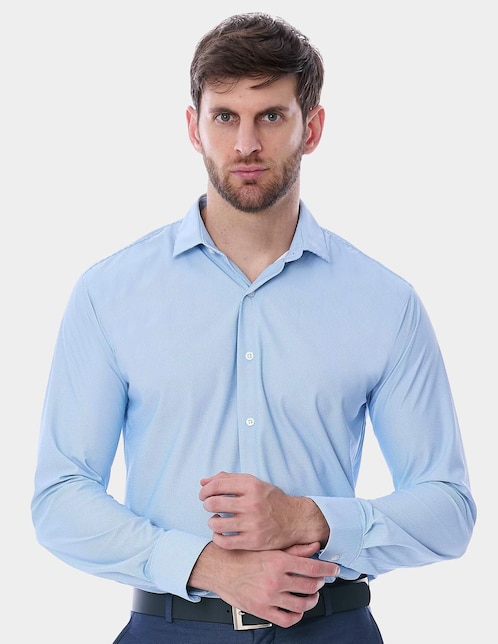 Camisa de vestir manga larga para hombre 1