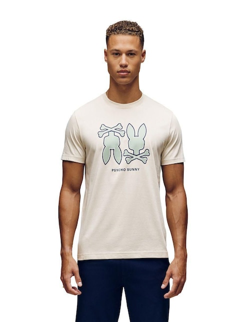 Playera Psycho Bunny cuello redondo para hombre