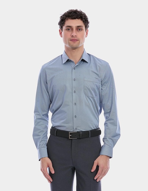 Camisa de vestir manga larga para hombre 1