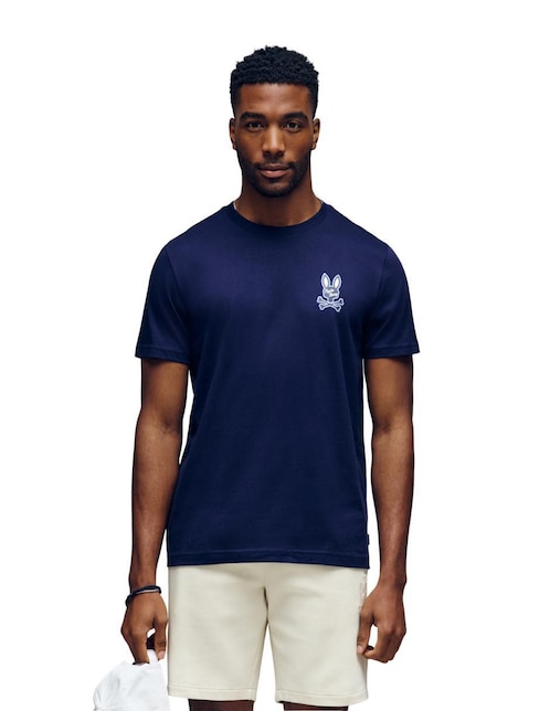 Playera Psycho Bunny cuello redondo para hombre