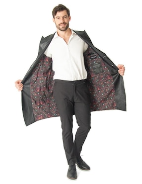 Chaleco Rcano piel con bolsillos para hombre