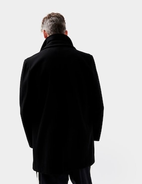 Abrigo Di Nuovo lana efecto doble prenda para hombre