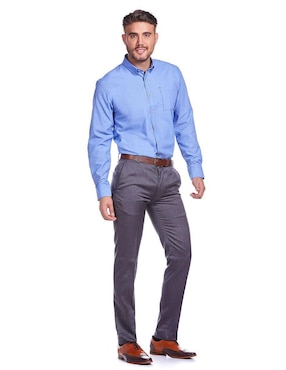 Camisa casual Vittorio Forti manga larga para hombre