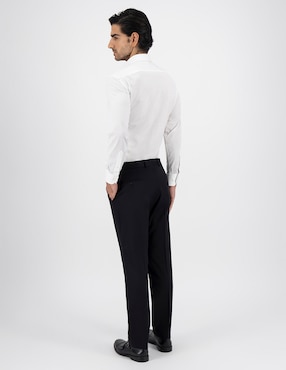Pantalón de vestir recto Calderoni de lana para hombre