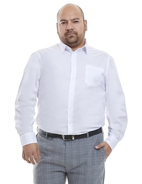 Camisa De Vestir Vittorio Forti Manga Larga Para Hombre