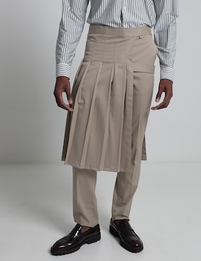 Conjunto De Vestir Elemento Uomo Falda Pantalón Para Hombre