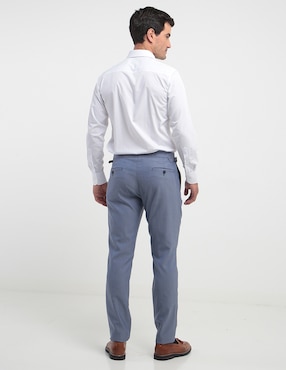 Pantalón de vestir recto Calderoni de lana para hombre