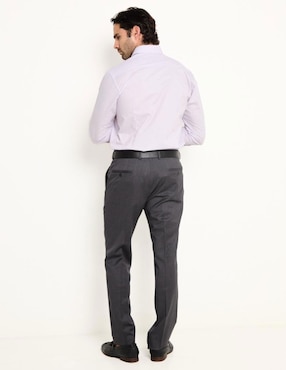 Pantalón de vestir slim Calderoni de algodón para hombre