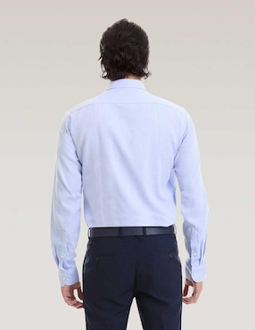 Camisa de vestir Fittorio Forti de algodón manga larga para hombre
