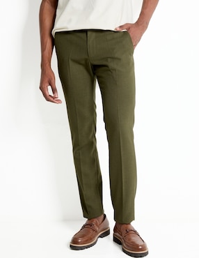 Pantalón de vestir slim Puroego para hombre