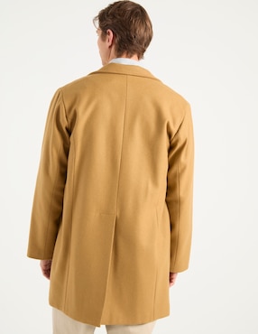 Abrigo Merkabá de lana impermeable con bolsillos para hombre
