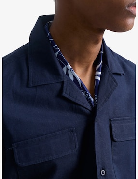 Sobrecamisa casual Atelier de algodón manga larga para hombre