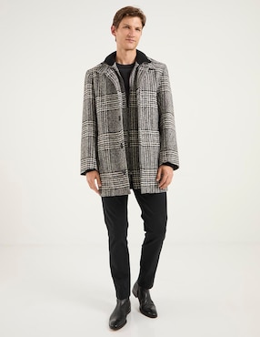 Abrigo Merkabá de lana impermiable para hombre