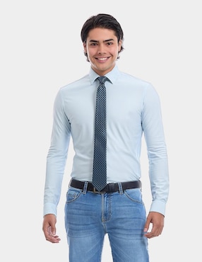 Camisa de vestir Vittorio Forti manga larga para hombre