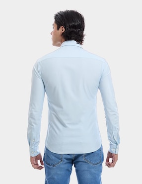 Camisa de vestir Vittorio Forti manga larga para hombre