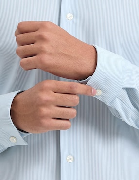 Camisa de vestir Vittorio Forti manga larga para hombre