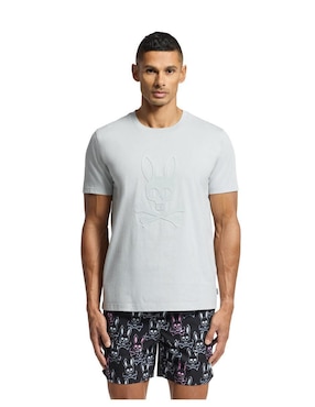 Playera Psycho Bunny cuello redondo para hombre