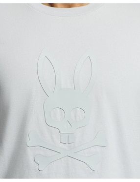 Playera Psycho Bunny cuello redondo para hombre