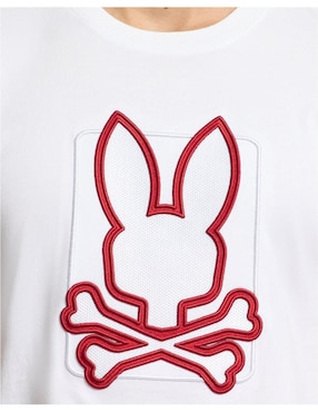 Playera Psycho Bunny cuello redondo para hombre