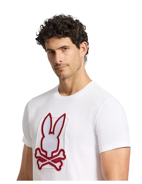 Playera Psycho Bunny cuello redondo para hombre