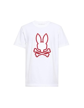 Playera Psycho Bunny cuello redondo para hombre