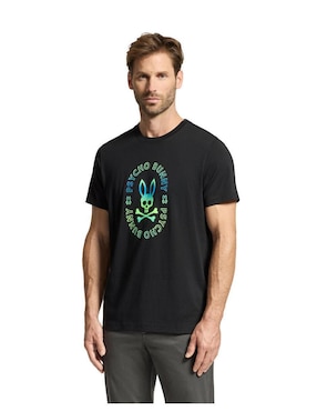 Playera Psycho Bunny cuello redondo para hombre