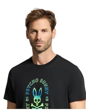Playera Psycho Bunny cuello redondo para hombre