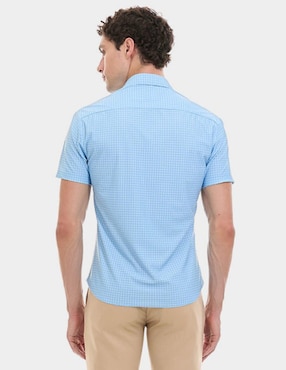 Camisa de vestir Vittorio Forti manga corta para hombre