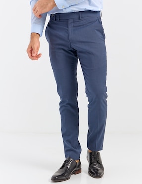 Pantalón de vestir slim Calderoni de lana para hombre