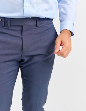 Pantalón de vestir slim Calderoni de lana para hombre
