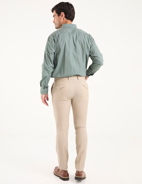 Pantalón de vestir slim Calderoni de lana para hombre
