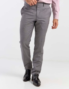 Pantalón de vestir regular Calderoni de lana para hombre