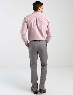 Pantalón de vestir regular Calderoni de lana para hombre