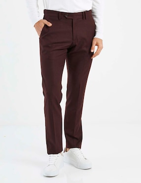 Pantalón business casual de vestir slim Puroego para hombre