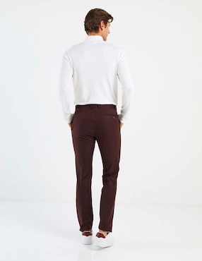 Pantalón business casual de vestir slim Puroego para hombre