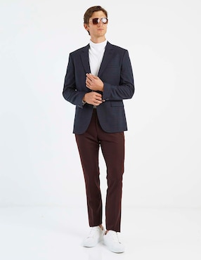 Pantalón business casual de vestir slim Puroego para hombre
