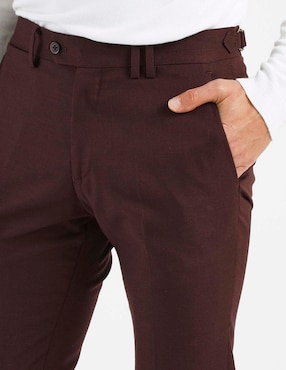 Pantalón business casual de vestir slim Puroego para hombre