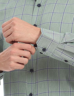 Camisa de vestir Vittorio Forti manga larga para hombre